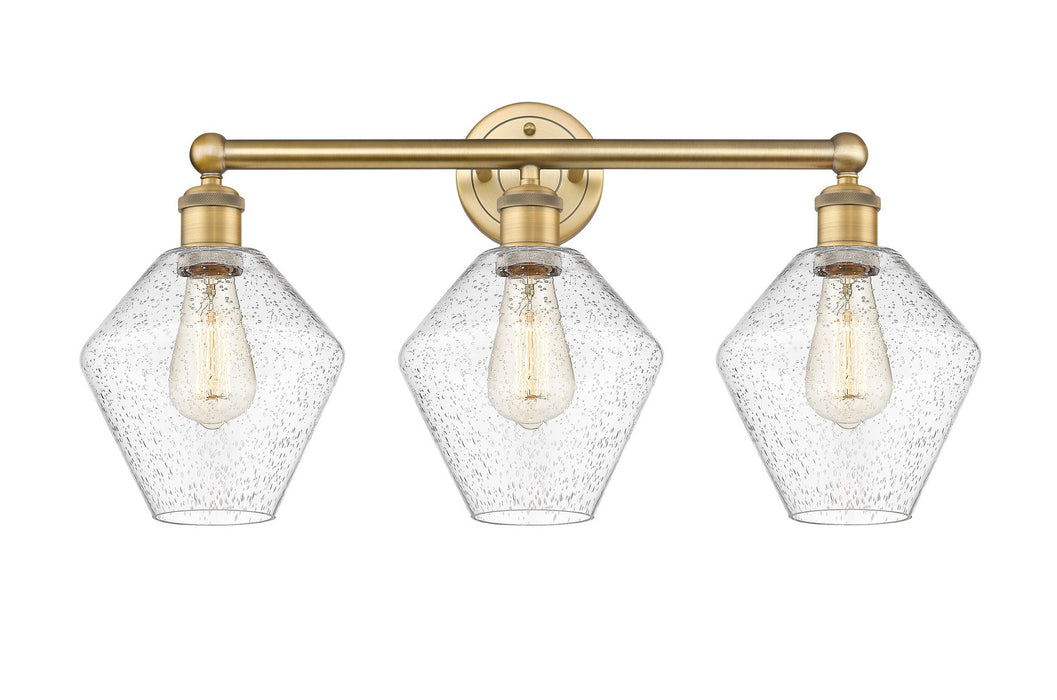 Innovations - 616-3W-BB-G654-8 - Three Light Bath Vanity - Downtown Urban - Brushed Brass