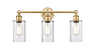 Innovations - 616-3W-BB-G802 - Three Light Bath Vanity - Edison - Brushed Brass