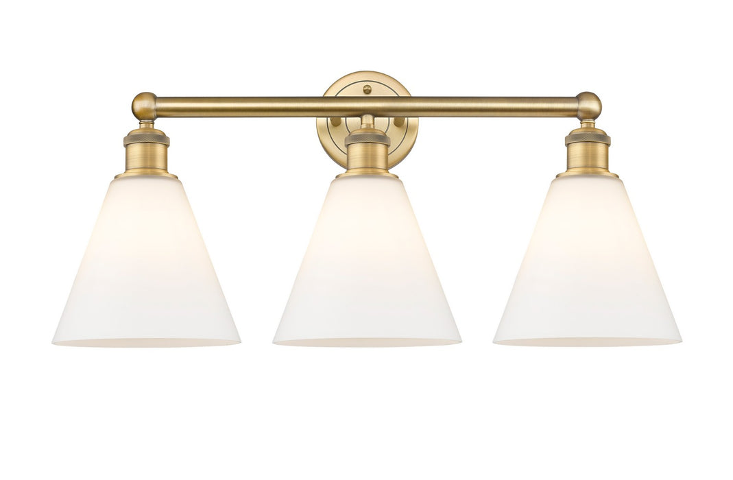 Innovations - 616-3W-BB-GBC-81 - Three Light Bath Vanity - Downtown Urban - Brushed Brass