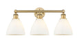 Innovations - 616-3W-BB-GBD-751 - Three Light Bath Vanity - Edison - Brushed Brass