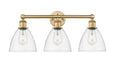 Innovations - 616-3W-BB-GBD-752 - Three Light Bath Vanity - Edison - Brushed Brass