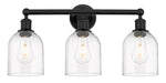 Innovations - 616-3W-BK-G558-6CL - Three Light Bath Vanity - Edison - Matte Black