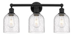 Innovations - 616-3W-BK-G558-6SDY - Three Light Bath Vanity - Edison - Matte Black