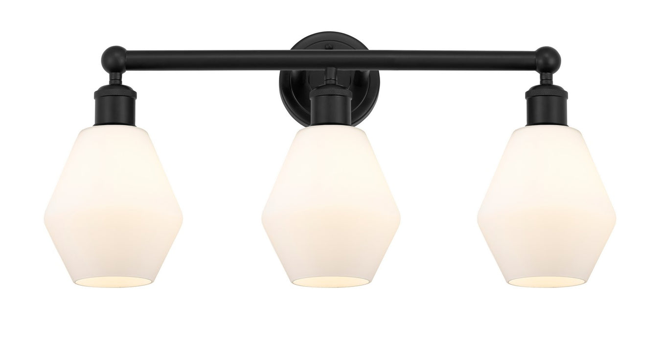 Innovations - 616-3W-BK-G651-6 - Three Light Bath Vanity - Edison - Matte Black