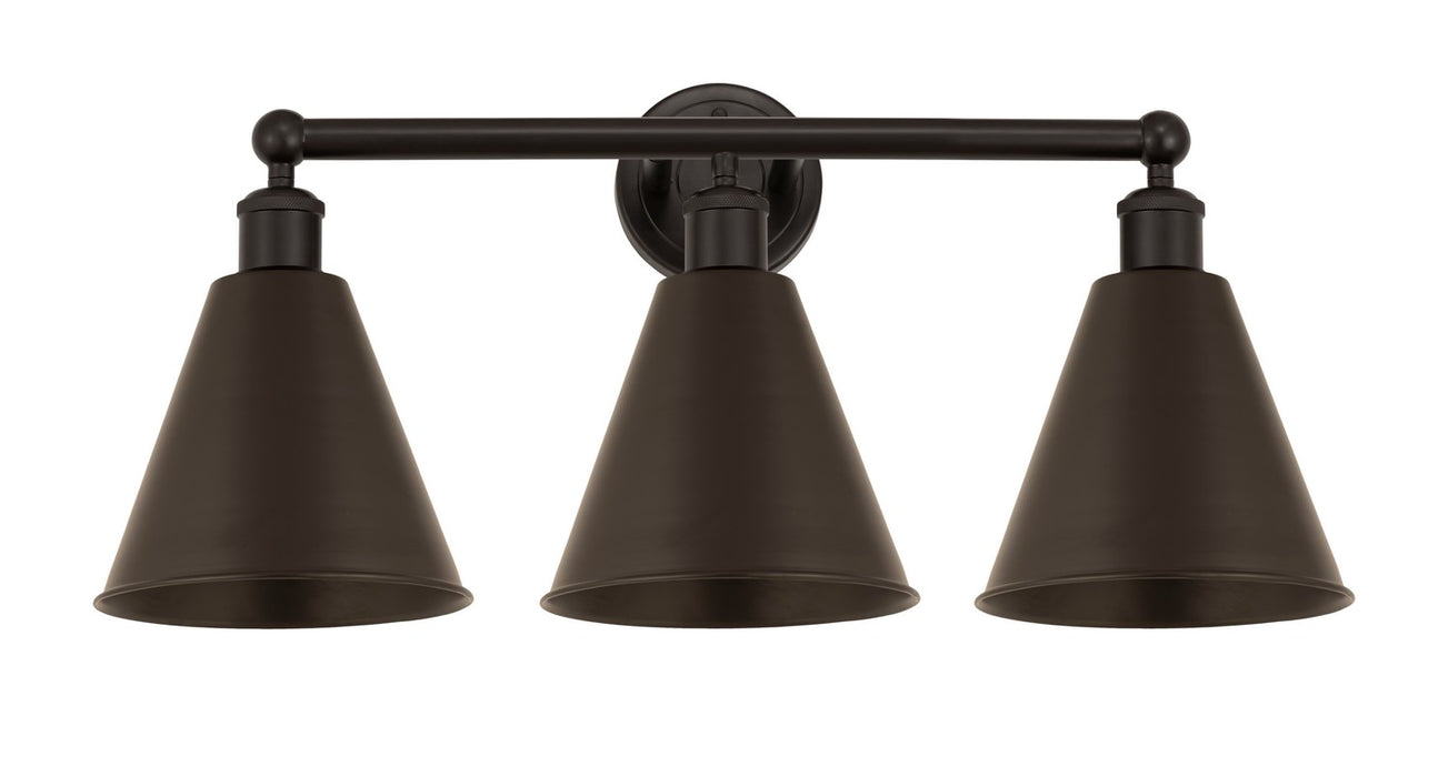 Innovations - 616-3W-OB-MBC-8-OB - Three Light Bath Vanity - Downtown Urban - Oil Rubbed Bronze