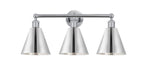 Innovations - 616-3W-PC-MBC-8-PC - Three Light Bath Vanity - Downtown Urban - Polished Chrome