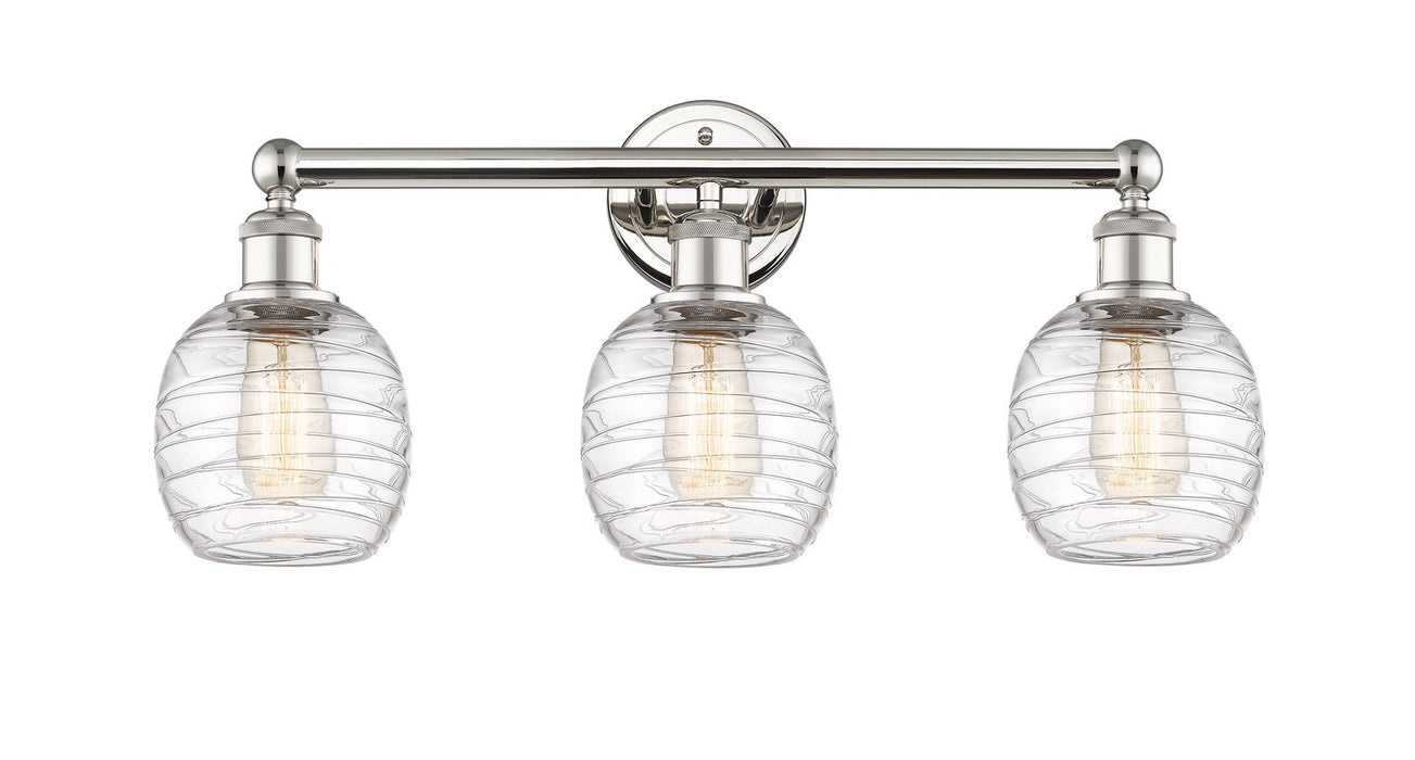 Innovations - 616-3W-PN-G1013 - Three Light Bath Vanity - Edison - Polished Nickel