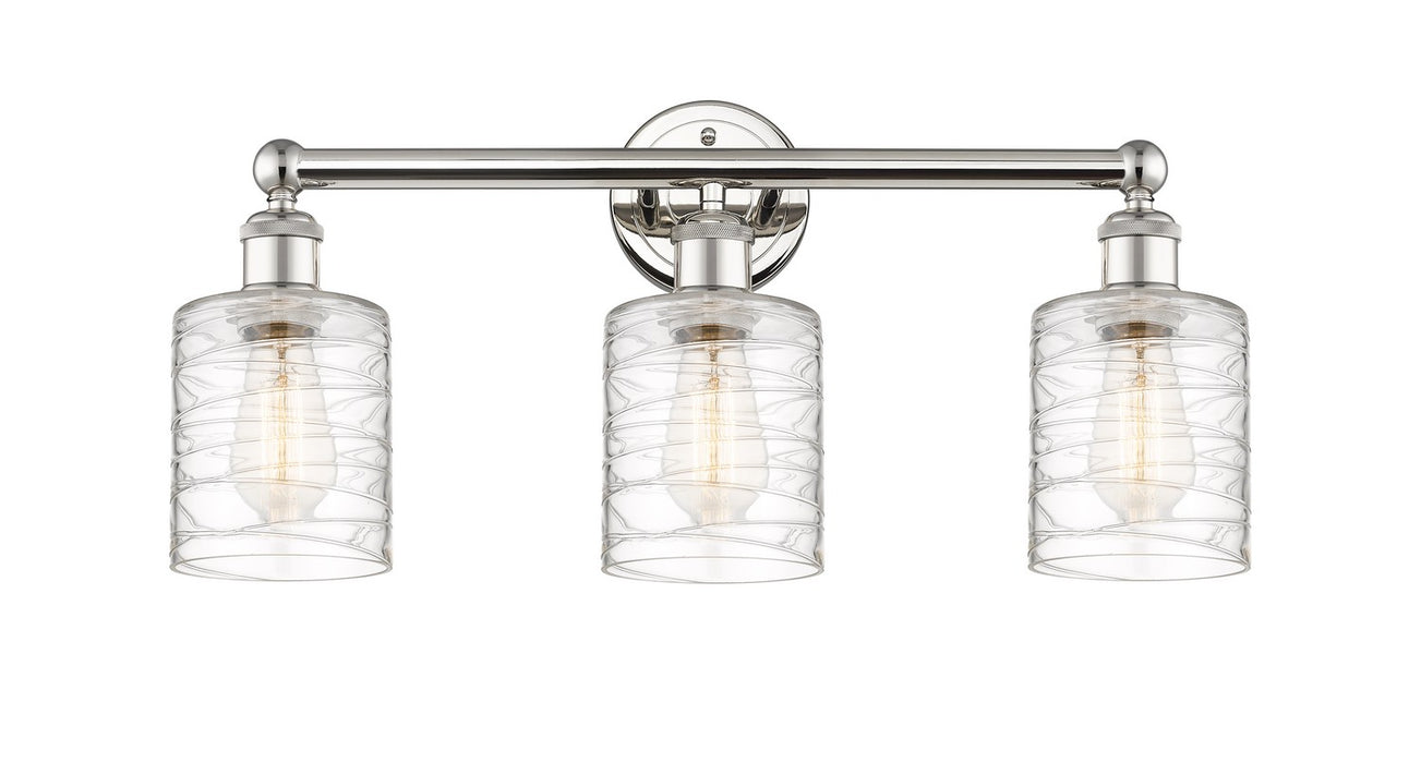 Innovations - 616-3W-PN-G1113 - Three Light Bath Vanity - Edison - Polished Nickel