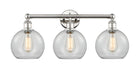 Innovations - 616-3W-PN-G122-8 - Three Light Bath Vanity - Downtown Urban - Polished Nickel