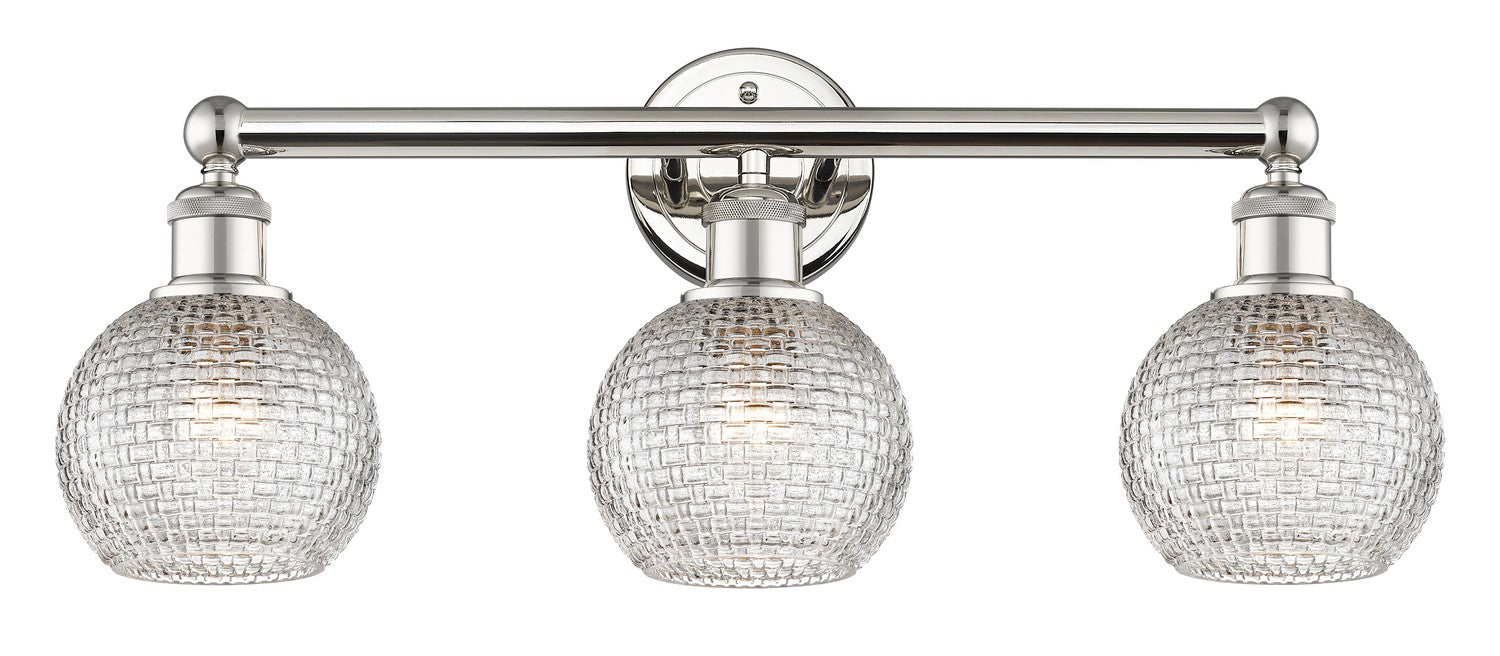 Innovations - 616-3W-PN-G122C-6CL - Three Light Bath Vanity - Edison - Polished Nickel