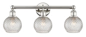 Innovations - 616-3W-PN-G122C-6CL - Three Light Bath Vanity - Edison - Polished Nickel