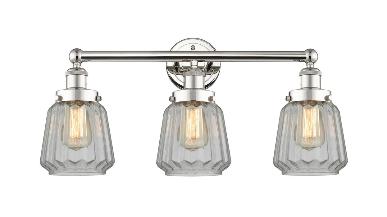 Innovations - 616-3W-PN-G142 - Three Light Bath Vanity - Edison - Polished Nickel