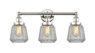 Innovations - 616-3W-PN-G142 - Three Light Bath Vanity - Edison - Polished Nickel