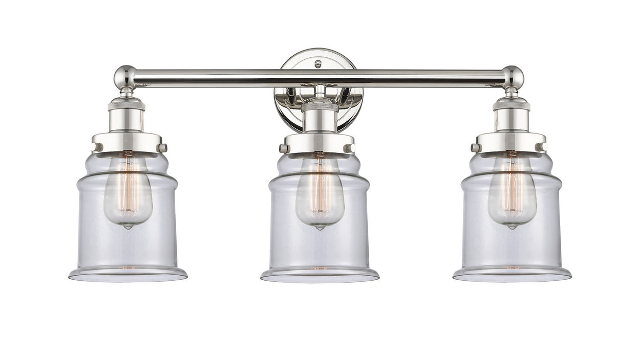 Innovations - 616-3W-PN-G182 - Three Light Bath Vanity - Edison - Polished Nickel