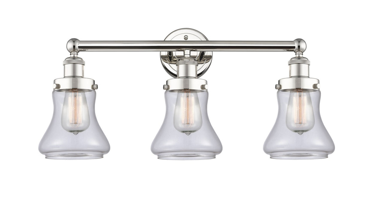 Innovations - 616-3W-PN-G192 - Three Light Bath Vanity - Edison - Polished Nickel