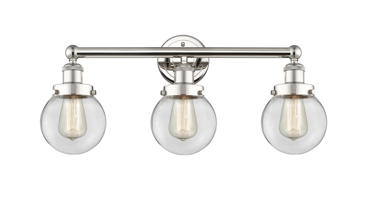 Innovations - 616-3W-PN-G202-6 - Three Light Bath Vanity - Edison - Polished Nickel