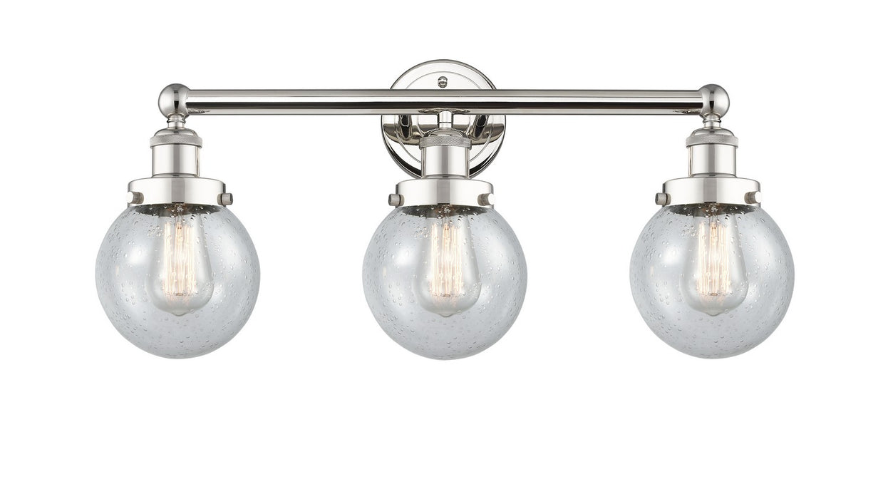 Innovations - 616-3W-PN-G204-6 - Three Light Bath Vanity - Edison - Polished Nickel