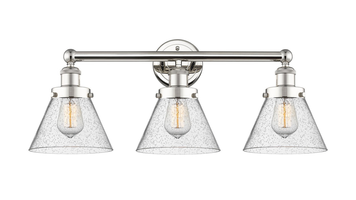 Innovations - 616-3W-PN-G44 - Three Light Bath Vanity - Edison - Polished Nickel