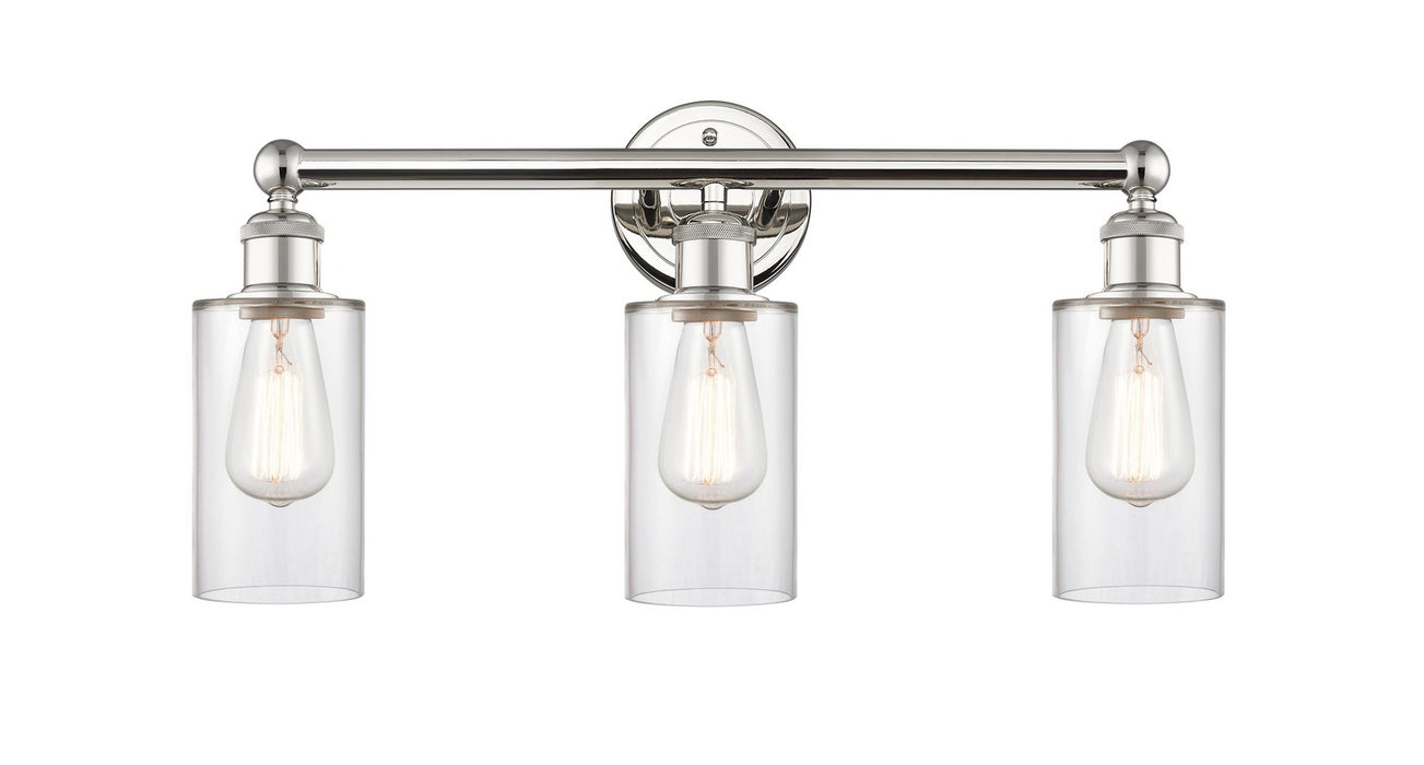 Innovations - 616-3W-PN-G802 - Three Light Bath Vanity - Edison - Polished Nickel