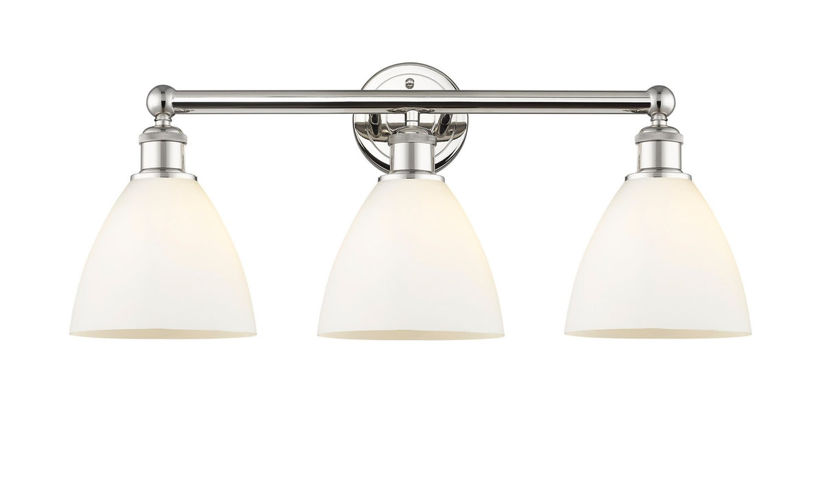 Innovations - 616-3W-PN-GBD-751 - Three Light Bath Vanity - Edison - Polished Nickel