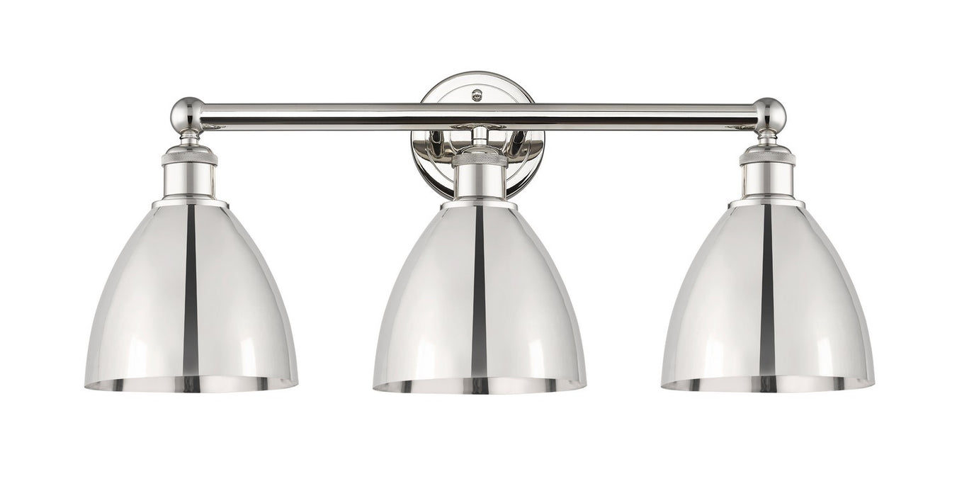 Innovations - 616-3W-PN-MBD-75-PN - Three Light Bath Vanity - Edison - Polished Nickel