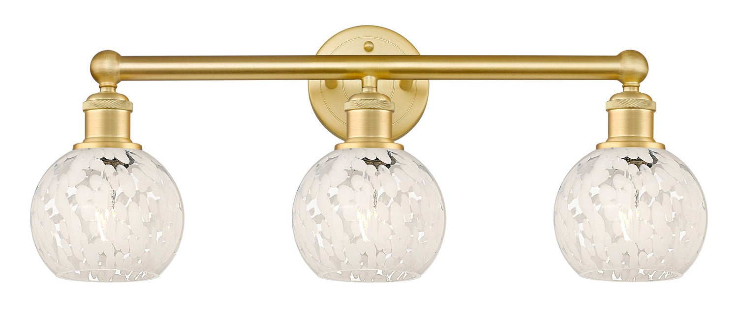 Innovations - 616-3W-SG-G1216-6WM - LED Bath Vanity - Edison - Satin Gold