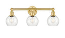 Innovations - 616-3W-SG-G122-6 - Three Light Bath Vanity - Edison - Satin Gold