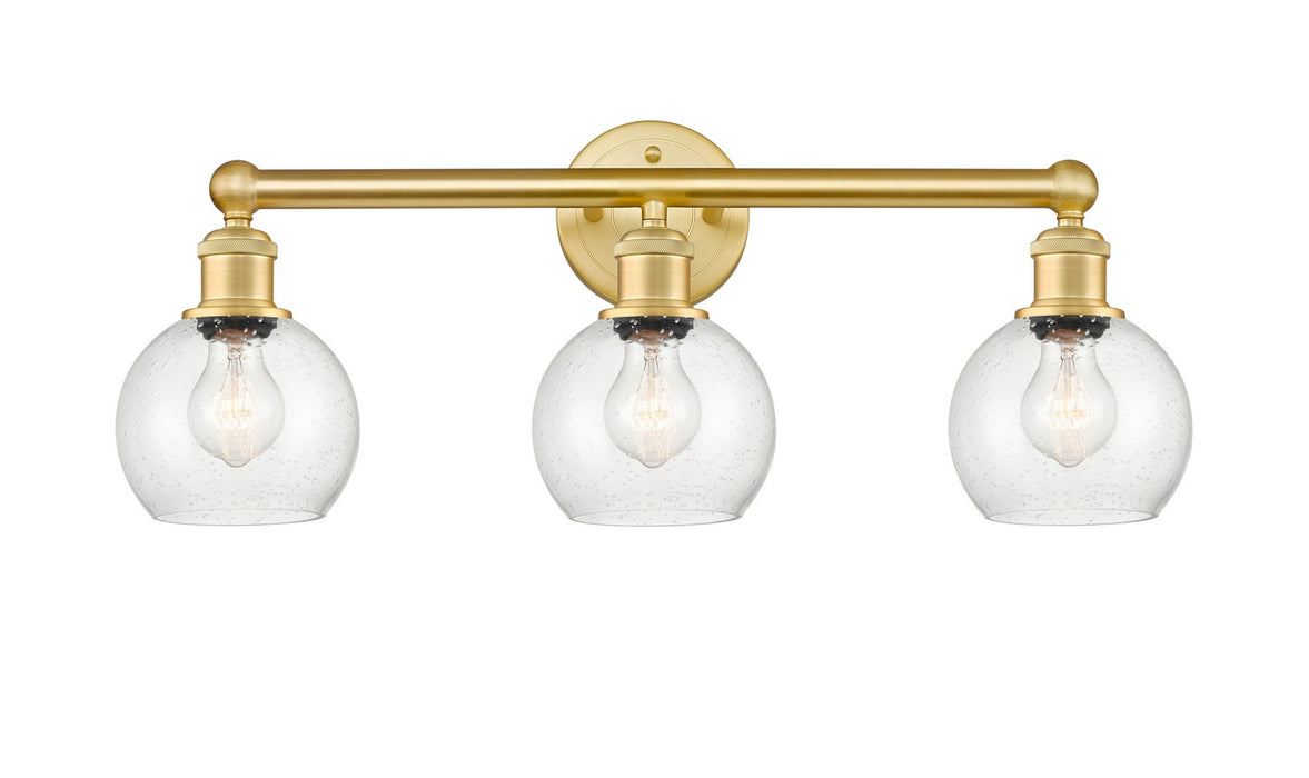 Innovations - 616-3W-SG-G124-6 - Three Light Bath Vanity - Edison - Satin Gold