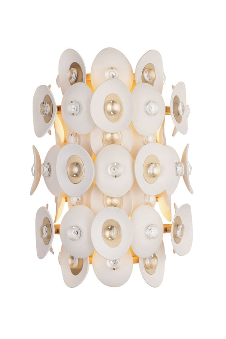 Metropolitan - N1862-760 - Two Light Wall Sconce - Niu - Coconut Shell Gold / Coconut Shell White