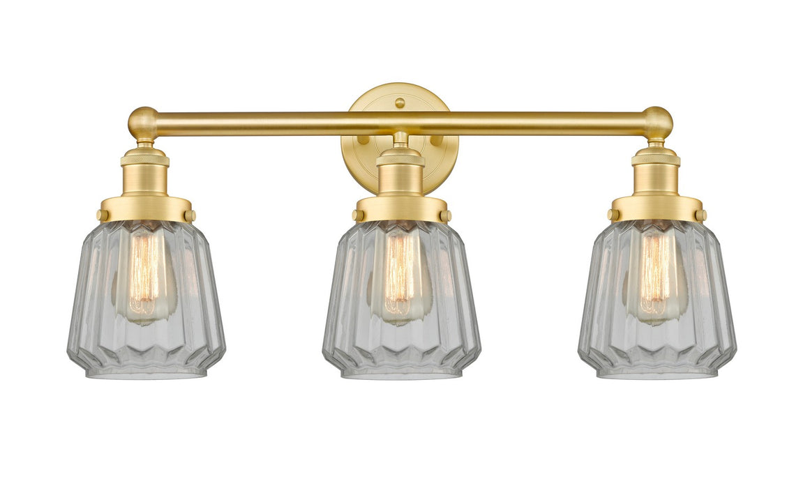 Innovations - 616-3W-SG-G142 - Three Light Bath Vanity - Edison - Satin Gold