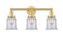 Innovations - 616-3W-SG-G182 - Three Light Bath Vanity - Edison - Satin Gold