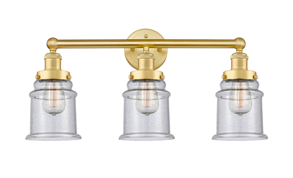 Innovations - 616-3W-SG-G184 - Three Light Bath Vanity - Edison - Satin Gold