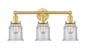 Innovations - 616-3W-SG-G184 - Three Light Bath Vanity - Edison - Satin Gold