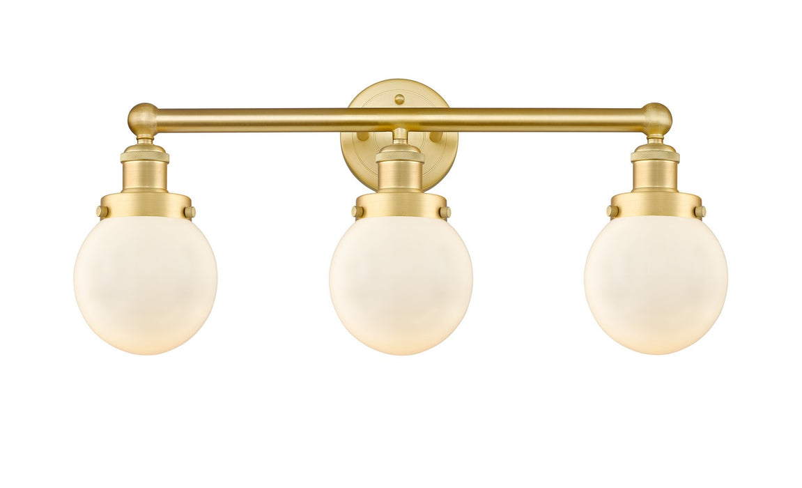 Innovations - 616-3W-SG-G201-6 - Three Light Bath Vanity - Edison - Satin Gold