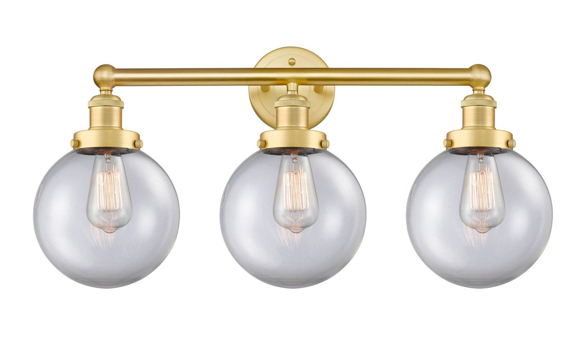 Innovations - 616-3W-SG-G202-8 - Three Light Bath Vanity - Edison - Satin Gold