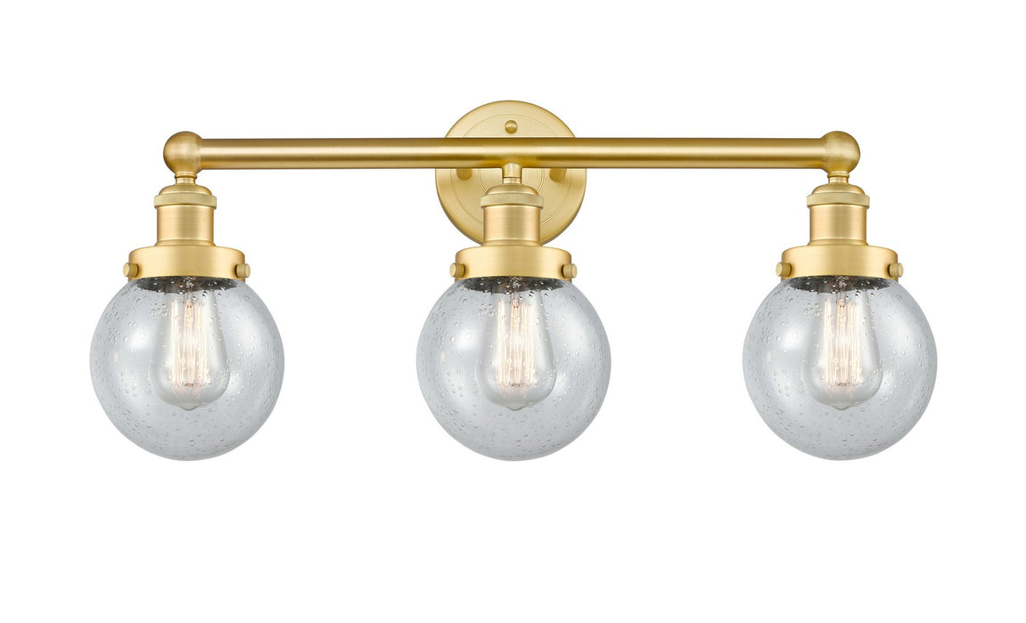 Innovations - 616-3W-SG-G204-6 - Three Light Bath Vanity - Edison - Satin Gold