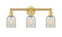 Innovations - 616-3W-SG-G2511 - Three Light Bath Vanity - Edison - Satin Gold