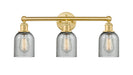 Innovations - 616-3W-SG-G257 - Three Light Bath Vanity - Edison - Satin Gold