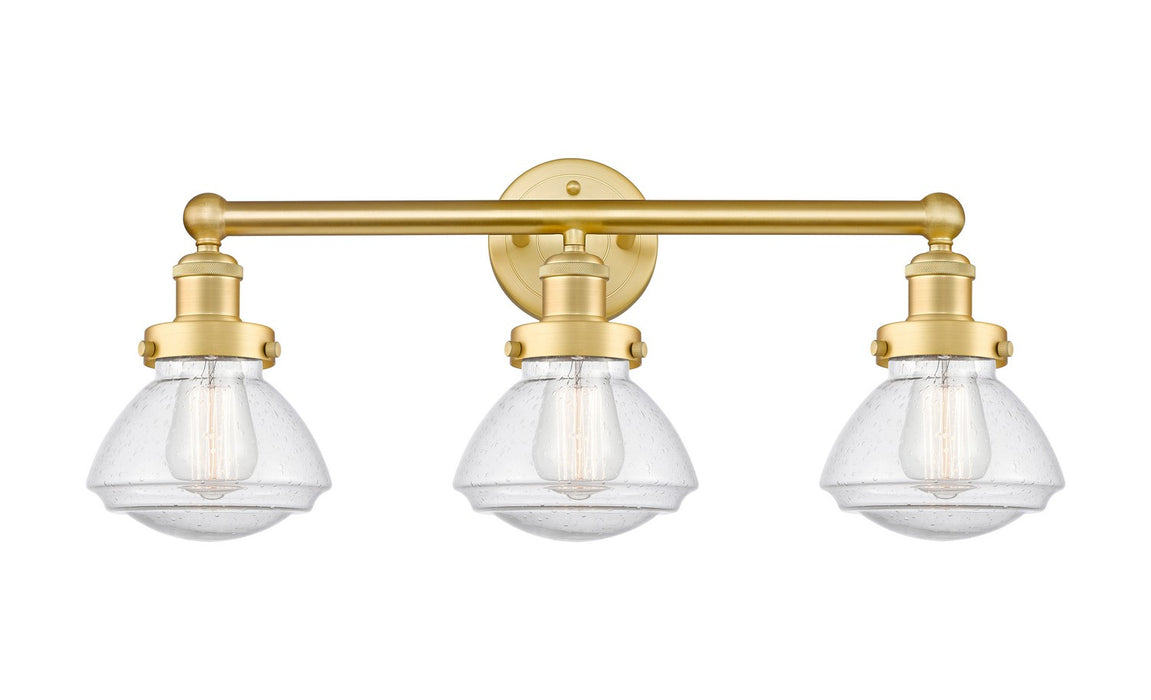 Innovations - 616-3W-SG-G324 - Three Light Bath Vanity - Edison - Satin Gold