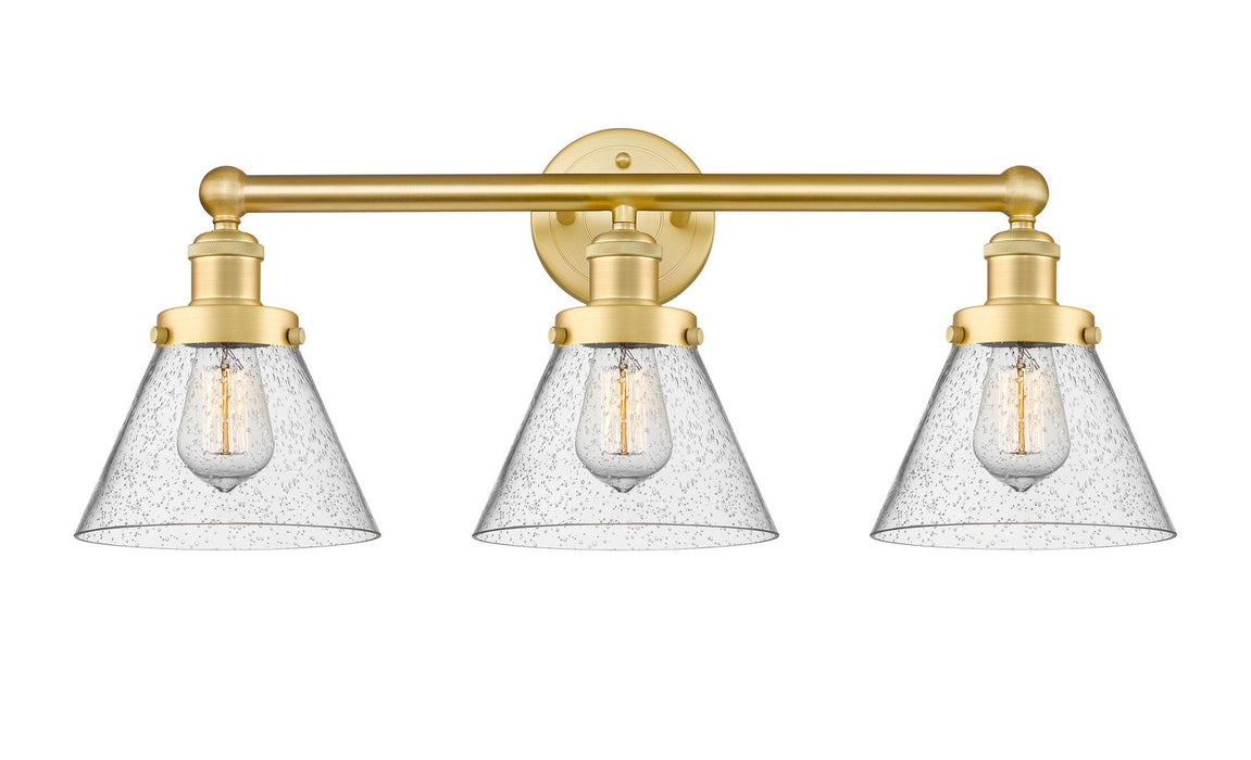 Innovations - 616-3W-SG-G44 - Three Light Bath Vanity - Edison - Satin Gold