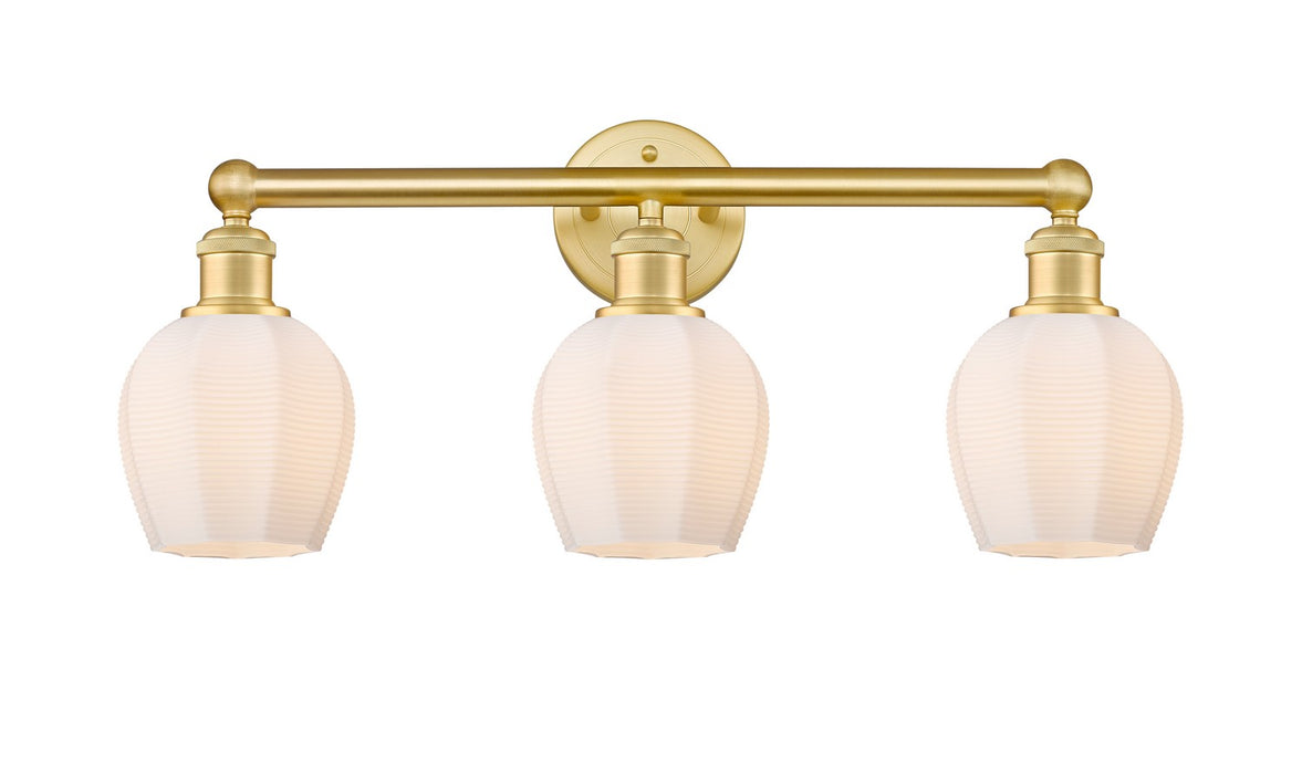 Innovations - 616-3W-SG-G461-6 - Three Light Bath Vanity - Edison - Satin Gold