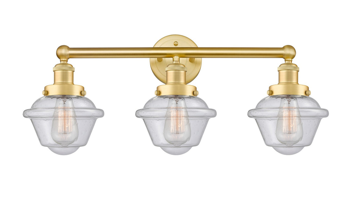 Innovations - 616-3W-SG-G534 - Three Light Bath Vanity - Edison - Satin Gold