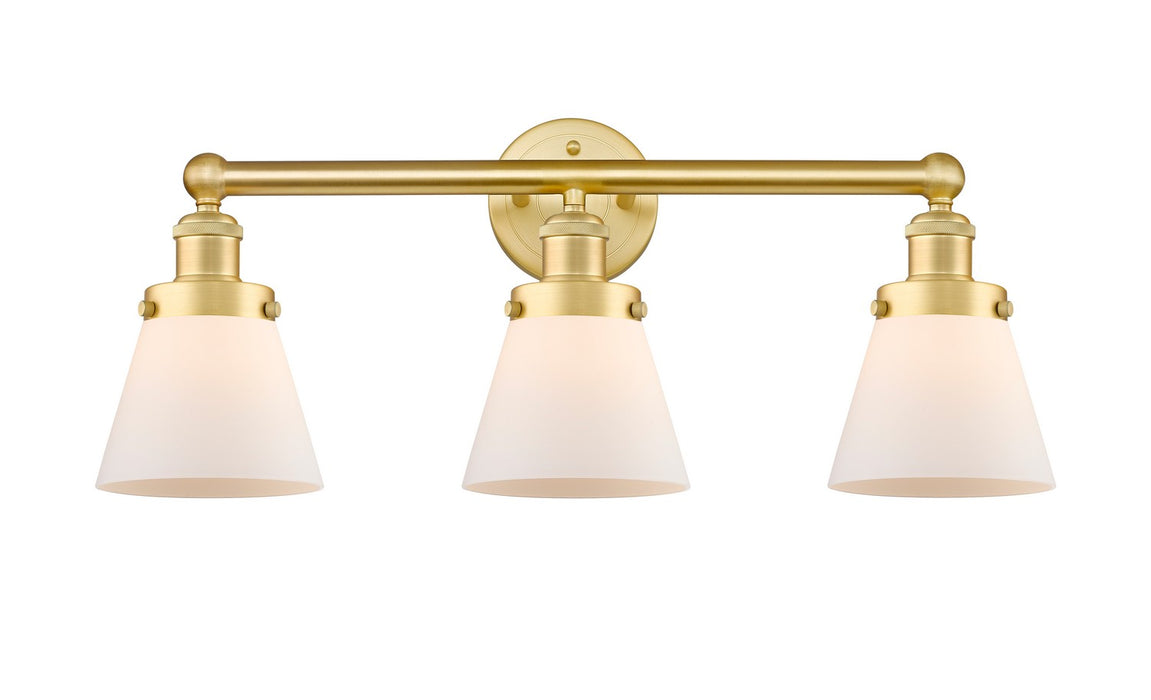 Innovations - 616-3W-SG-G61 - Three Light Bath Vanity - Edison - Satin Gold