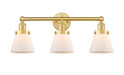 Innovations - 616-3W-SG-G61 - Three Light Bath Vanity - Edison - Satin Gold