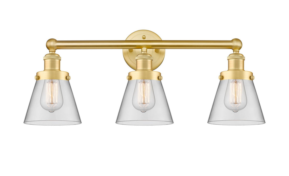 Innovations - 616-3W-SG-G62 - Three Light Bath Vanity - Edison - Satin Gold