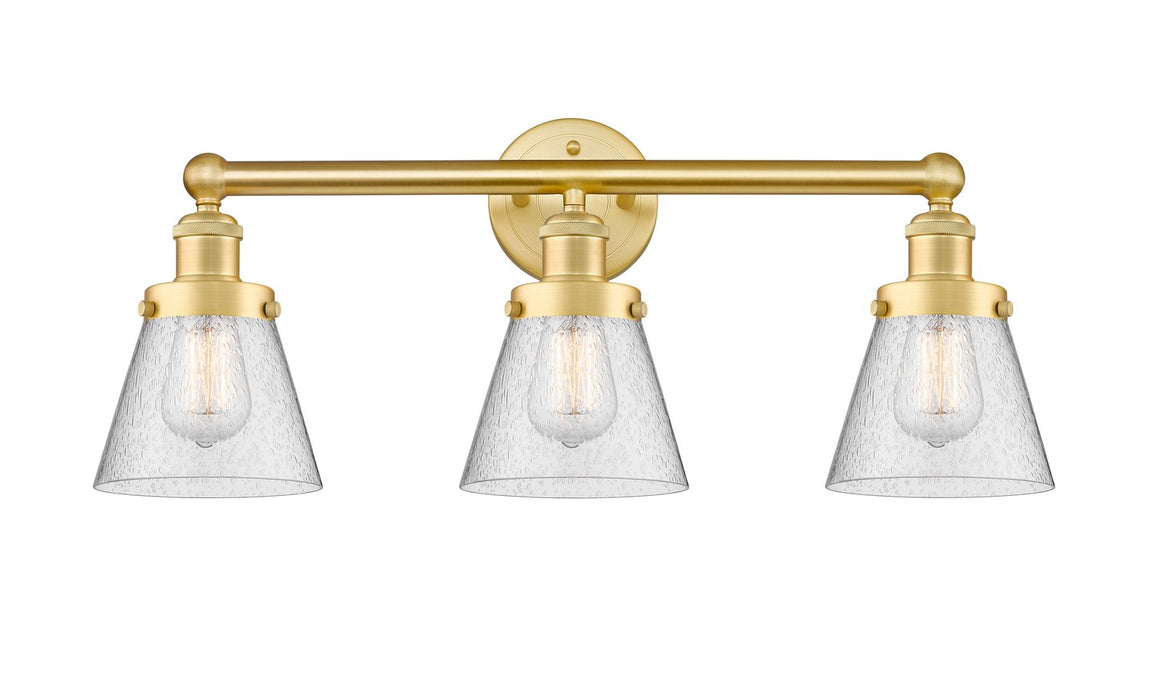 Innovations - 616-3W-SG-G64 - Three Light Bath Vanity - Edison - Satin Gold