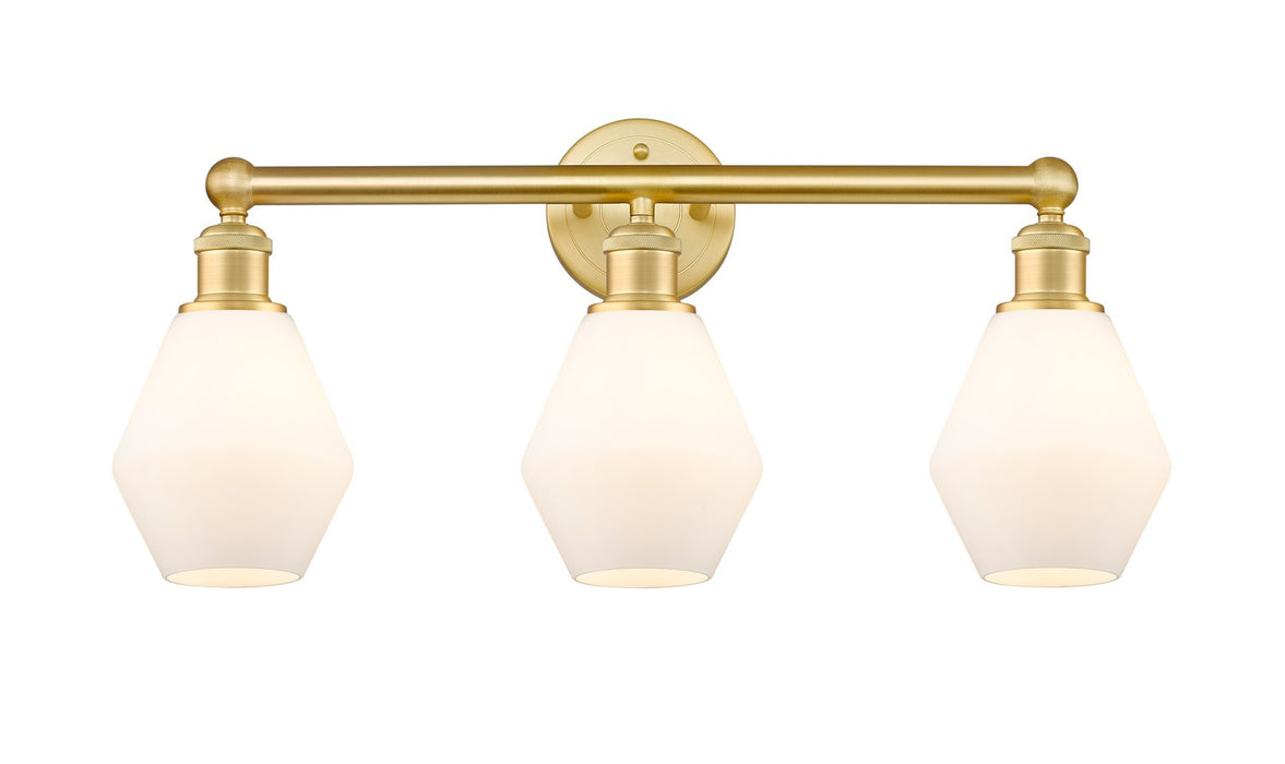 Innovations - 616-3W-SG-G651-6 - Three Light Bath Vanity - Edison - Satin Gold