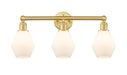 Innovations - 616-3W-SG-G651-6 - Three Light Bath Vanity - Edison - Satin Gold