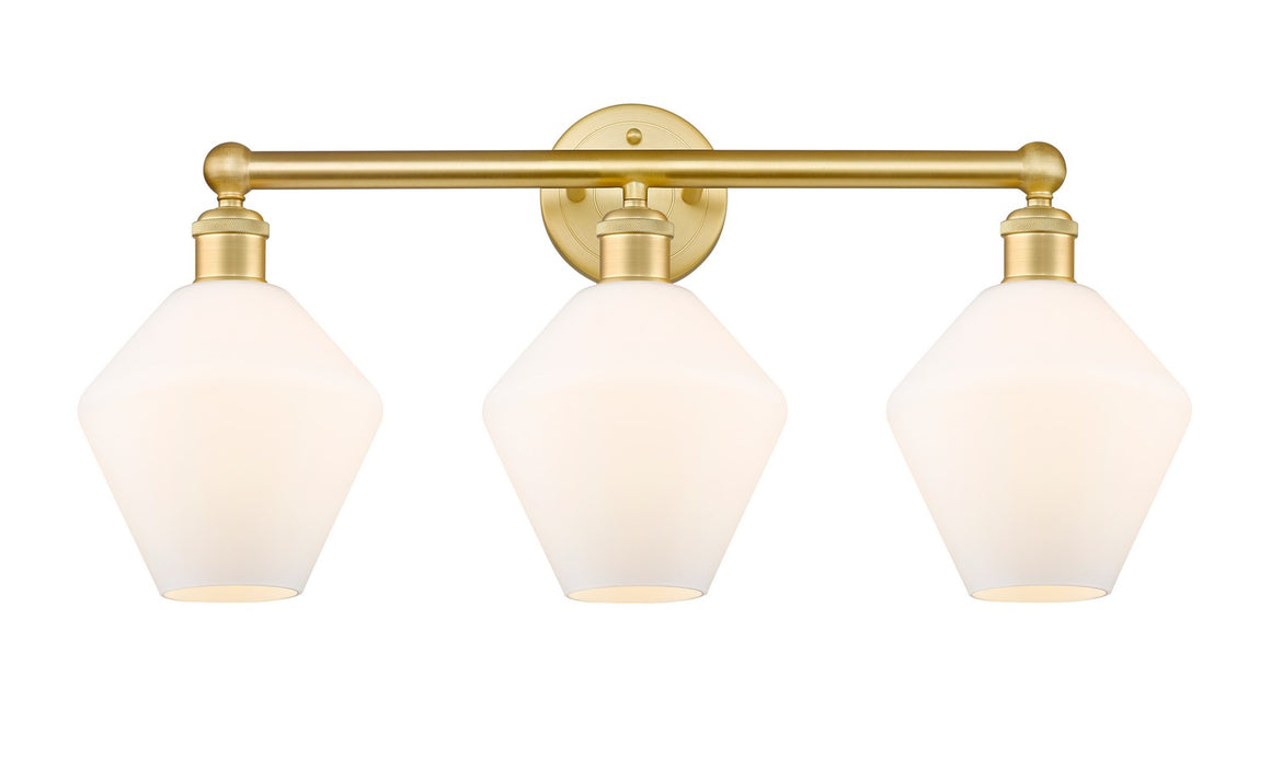 Innovations - 616-3W-SG-G651-8 - Three Light Bath Vanity - Downtown Urban - Satin Gold