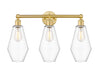 Innovations - 616-3W-SG-G652-7 - Three Light Bath Vanity - Downtown Urban - Satin Gold